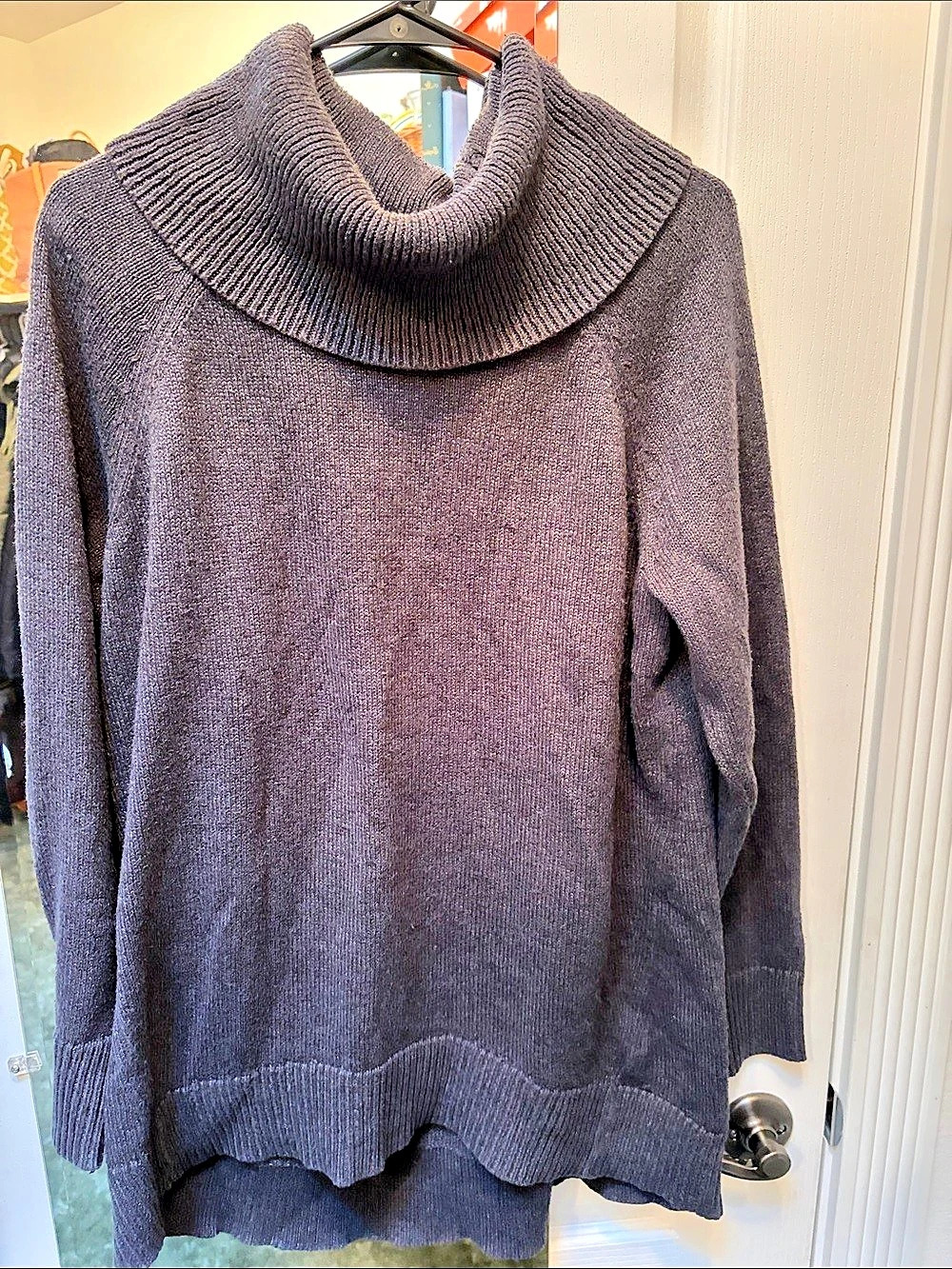 Old Navy Women's Cowl Neck Sweater XL dark Grey